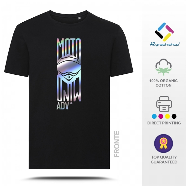 "Moto Mind ADV" IRIDESCENT style T-shirt TS-FM-089