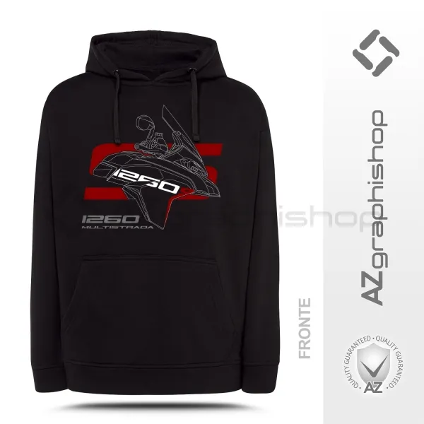 Sweatshirts for Ducati Multistrada 1260 S Logo Vector FP-DCT-006