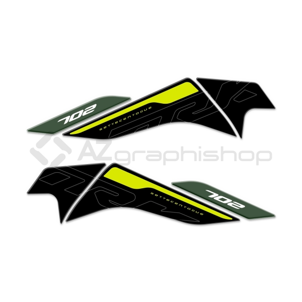 Side Tank Stickers for Benelli TRK 702 2022 On L-165