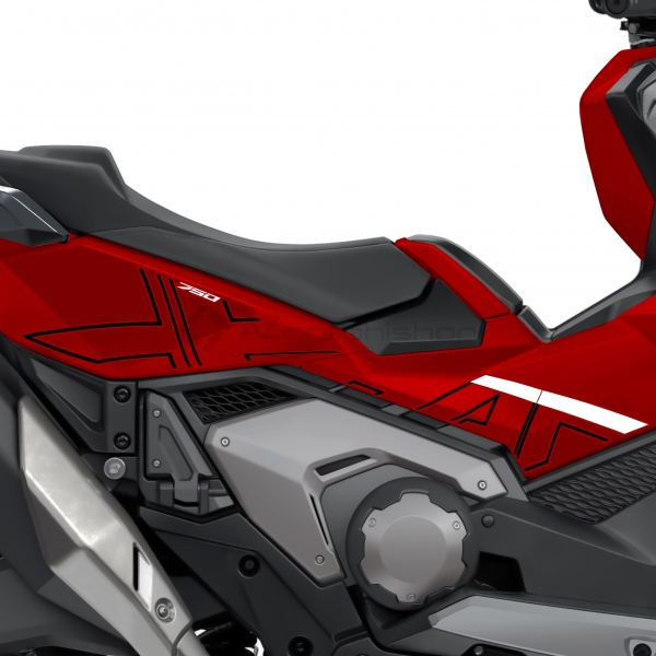 Verkleidungsaufkleber für Honda X-ADV 750 Grand Prix Red 2022 FS-G-XADV-750