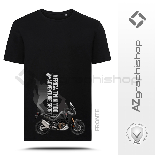 T-shirt pour Honda Africa Twin Adventure Sports CRF 1100 L Ballistic Black Metallic 2024 TS-FM-118