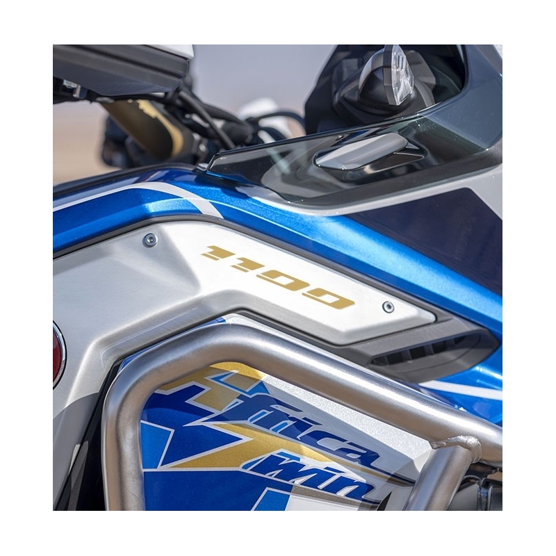 Honda Africa Twin 1100L Adventure Sport Kit x2 Aluminum Spoiler Stickers  AD-I-ATAS Color Gold